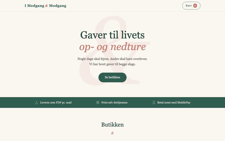 I Medgang og Modgang
